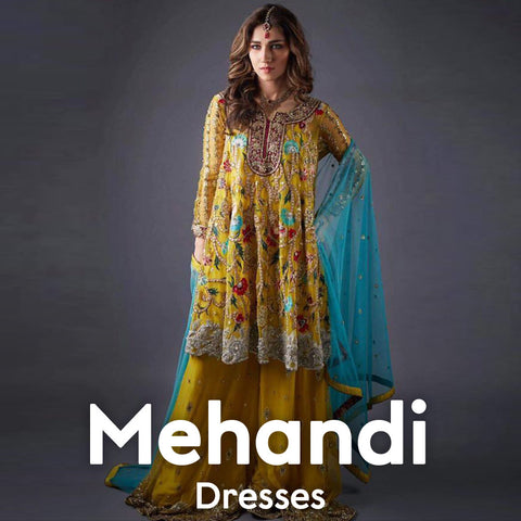 Mehandi Dresses